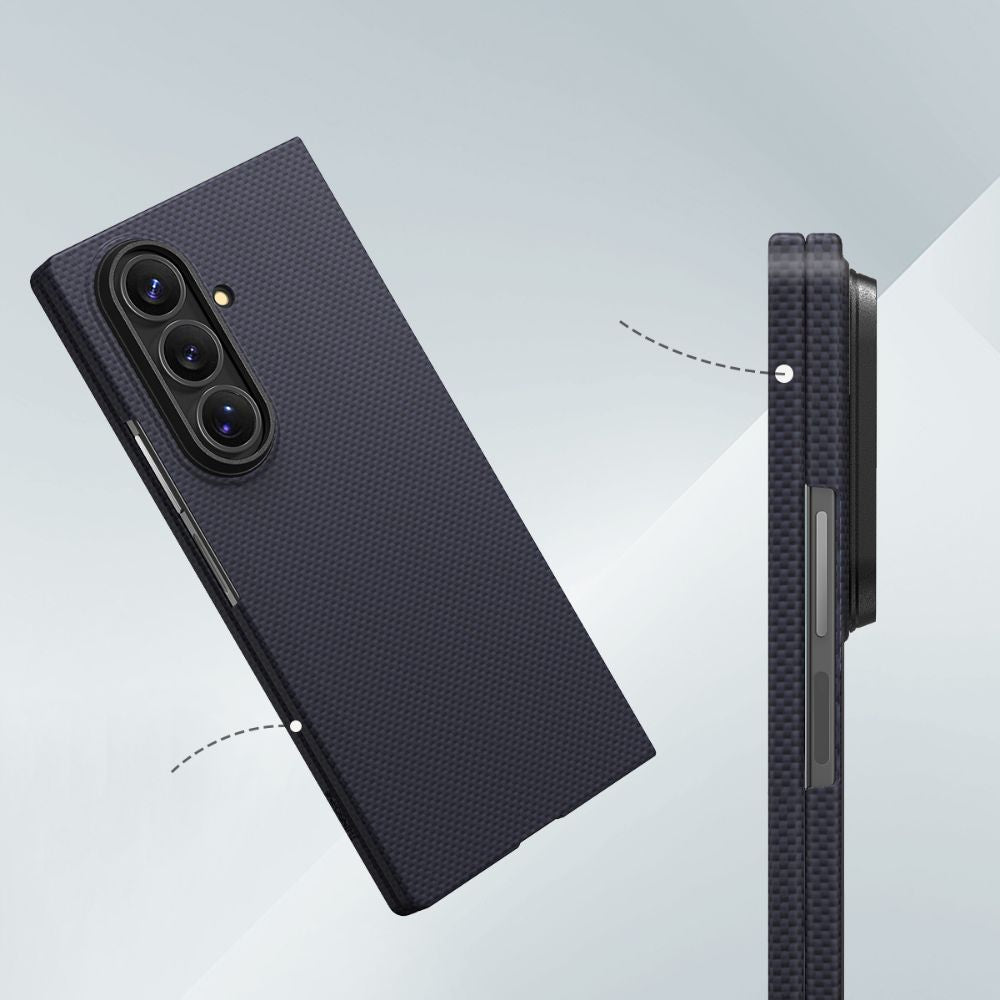showing side and back of galaxy z fold 8 case